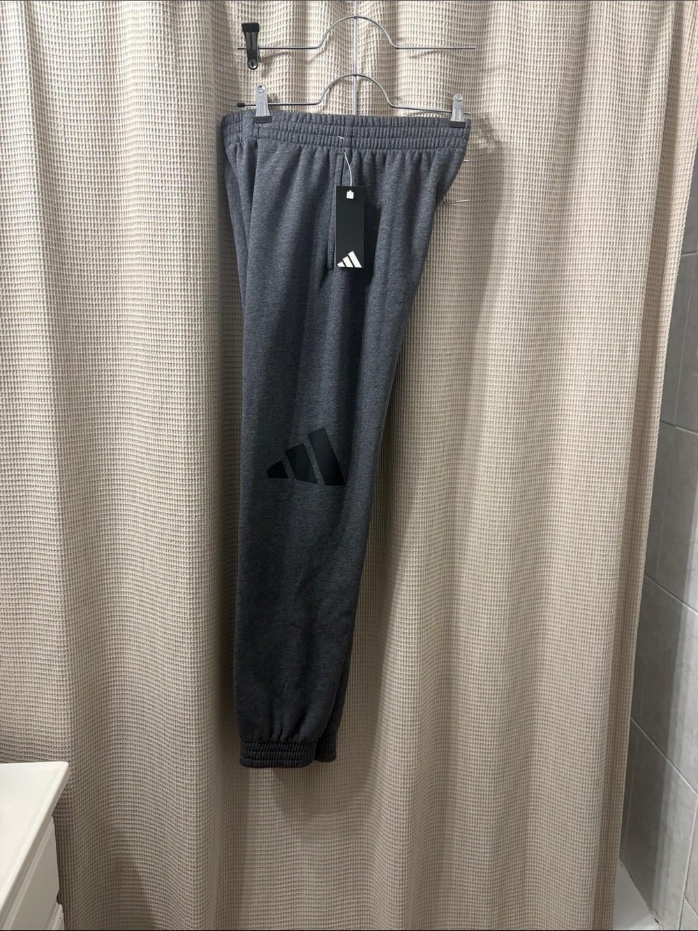 adidas Kids Dark Gray Athletic Joggers